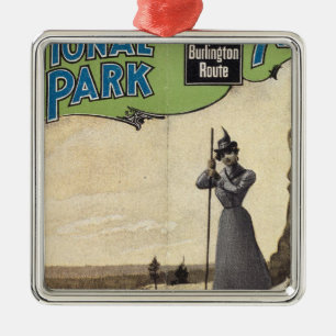 Ornement En Métal Parc national 3 de Yellowstone