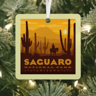 Ornement En Métal Parc national Carré du Saguaro Arizona
