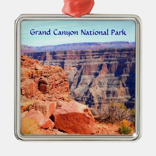 Ornement En Métal Parc national du Grand Canyon West Rim (Devant)