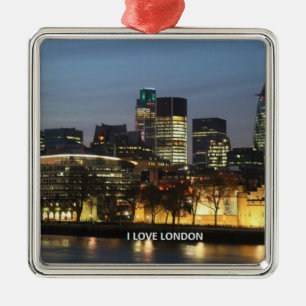 Ornement En Métal Paris :J'aime Londres