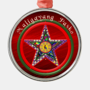 Ornement En Métal Parole de Noël philippine