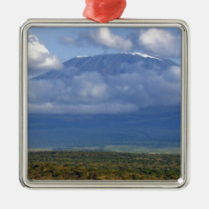 Ornement En Métal Paysages de point de repère du mont Kilimandjaro