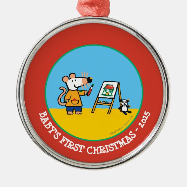 Ornement En Métal Peinture avec Maisy ! (Devant)