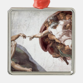 Ornement En Métal Peinture Michelangelo originale dans la chapelle d