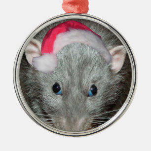 Ornement En Métal Père Noël Dumbo rat Noël