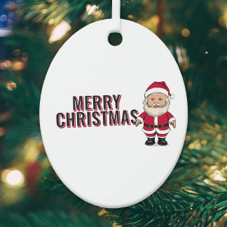 Ornement En Métal Père Noël - Poupée Santon Jouet Noël