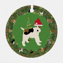Père Noël Wire Fox Terrier