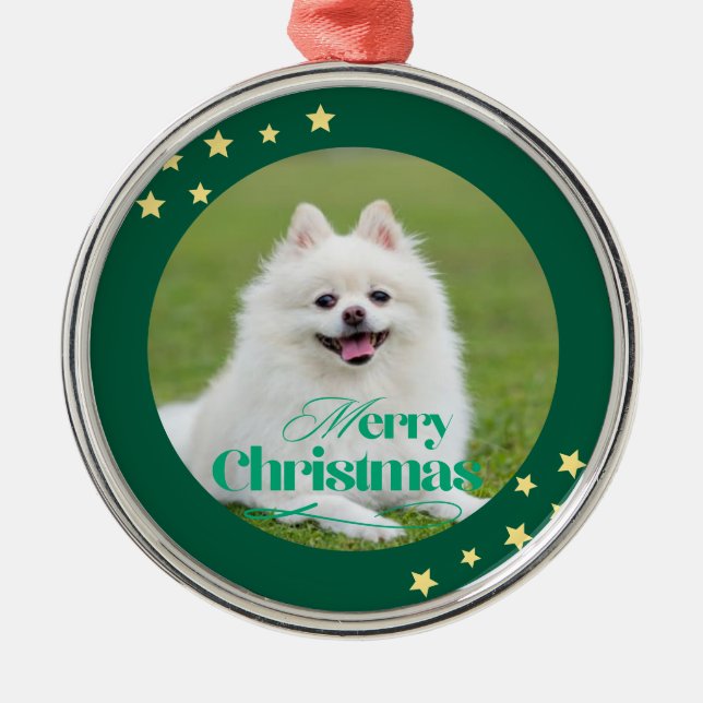 Ornement En Métal Personalized Christmas Ornament (Devant)