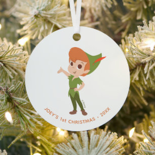 Ornement En Métal Peter Pan de Disney Premier Noël