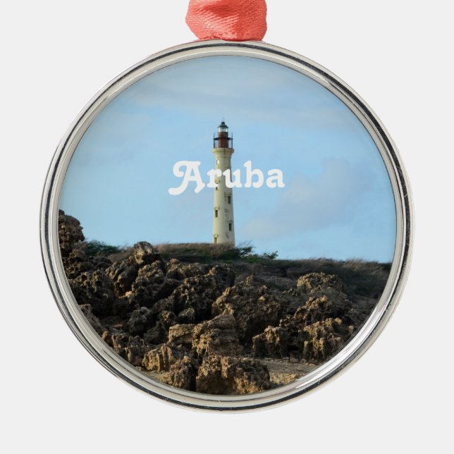 Ornement En Métal Phare de la Californie dans Aruba (Devant)