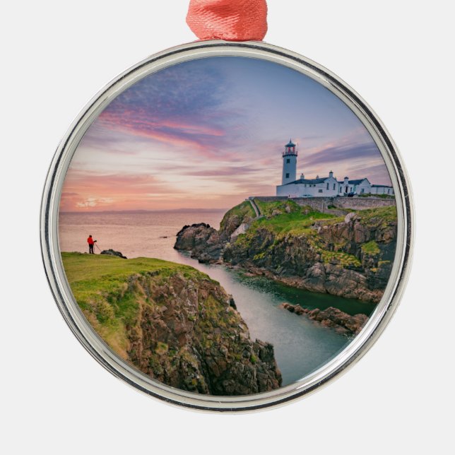 Ornement En Métal Phare principal | le Donegal, Irlande de Fanad (Devant)