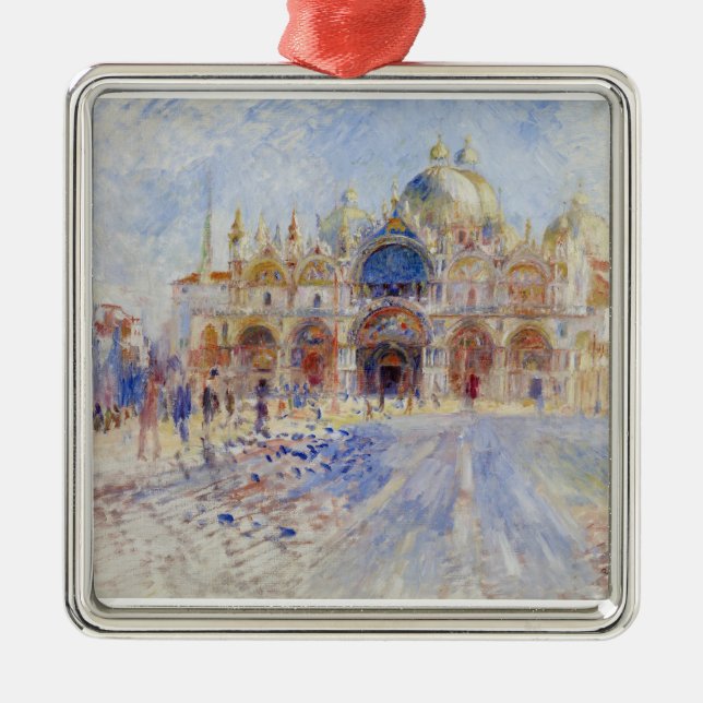 Ornement En Métal Piazza San Marco, Venise, 1881 (huile sur la (Devant)