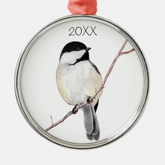 Ornement En Métal Pickadee (Devant)