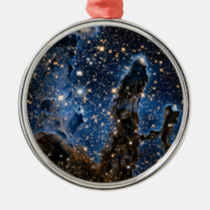 Ornement En Métal Pillars Of Creation Eagle Nebula Near Infrared