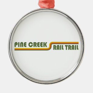 Ornement En Métal Pine Creek Rail Trail
