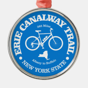 Ornement En Métal Piste du canal Erie (cyclisme)