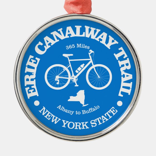 Ornement En Métal Piste du canal Erie (cyclisme) (Devant)