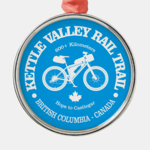 Ornement En Métal Piste ferroviaire Kettle Valley (cyclisme)