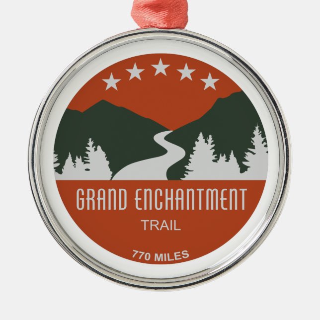Ornement En Métal Piste Grand Enchantment (Devant)
