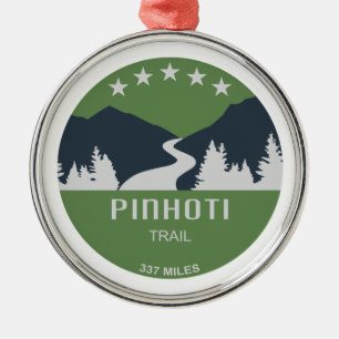 Ornement En Métal Piste Pinhoti Alabama Géorgie