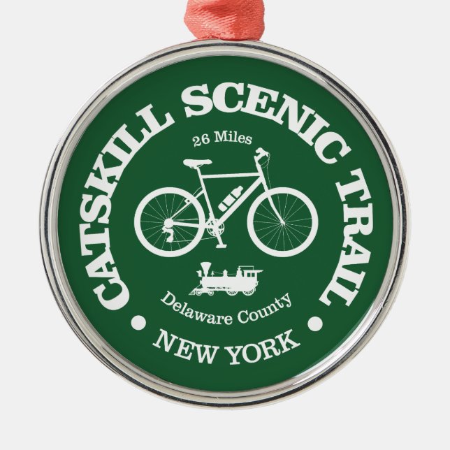 Ornement En Métal Piste Pittoresque Catskill (cyclisme) (Devant)