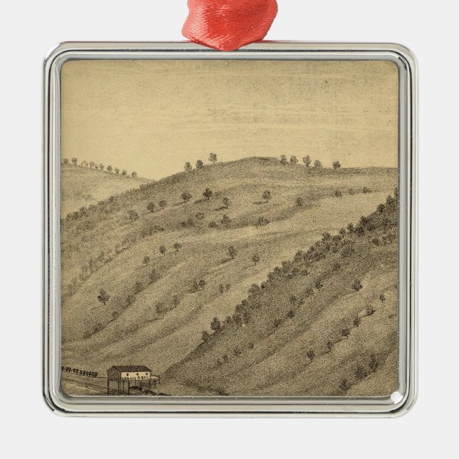 Ornement En Métal Pittsburgh, Pennsylvanie (Devant)