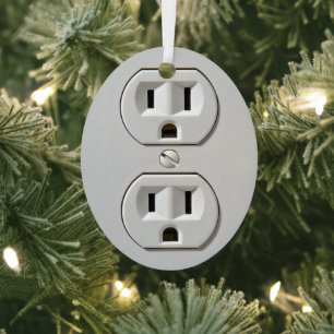 Ornement En Métal Plug-in de prise électrique