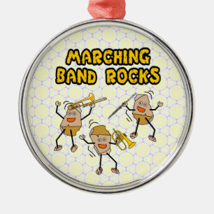 Ornement En Métal Porte - clé de la bande Marching Rocks
