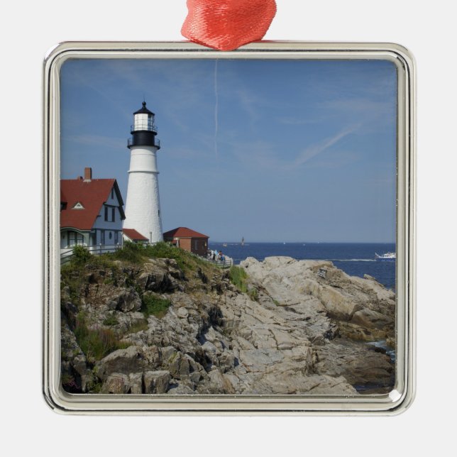 Ornement En Métal Portland Head Light, Cape Elizabeth, Maine, (Devant)
