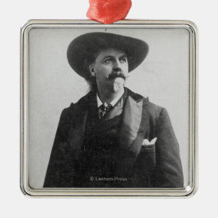 Ornement En Métal Portrait de Buffalo Bill