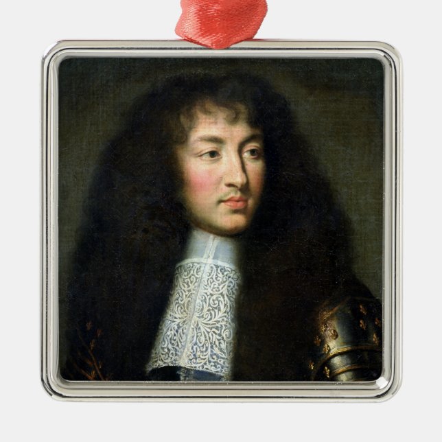 Ornement En Métal Portrait de Louis XIV (Devant)