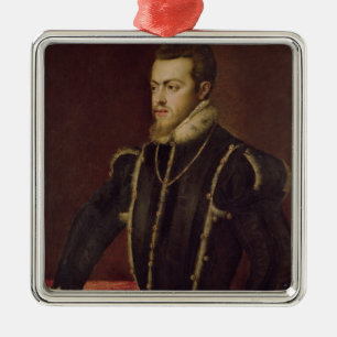 Ornement En Métal Portrait de Philip II de l'Espagne