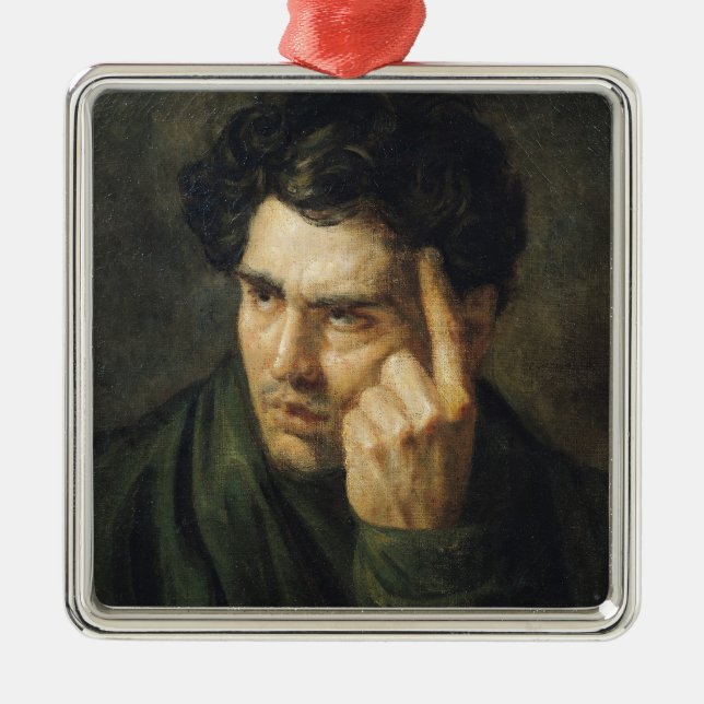 Ornement En Métal Portrait de seigneur Byron (Devant)