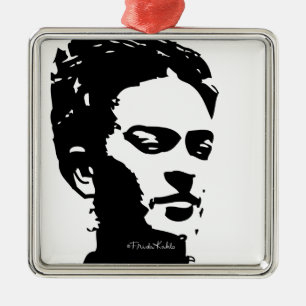 Ornement En Métal Portrait d'ombre de Frida