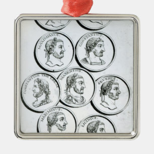 Ornement En Métal Portraits des empereurs romains