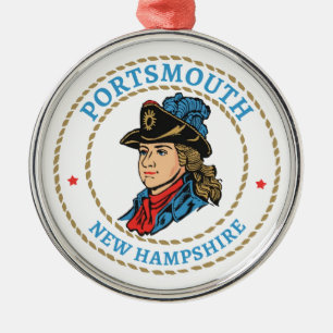 Ornement En Métal Portsmouth New Hampshire Colonial