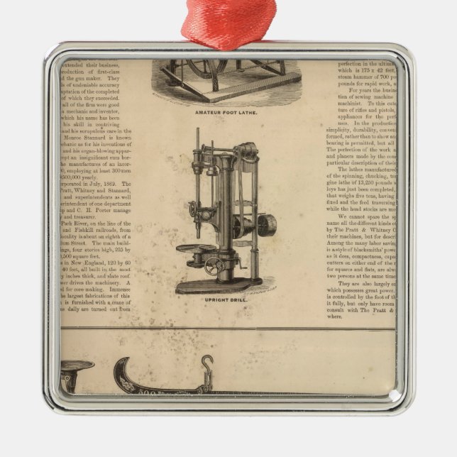 Ornement En Métal Pratt and Whitney (Devant)