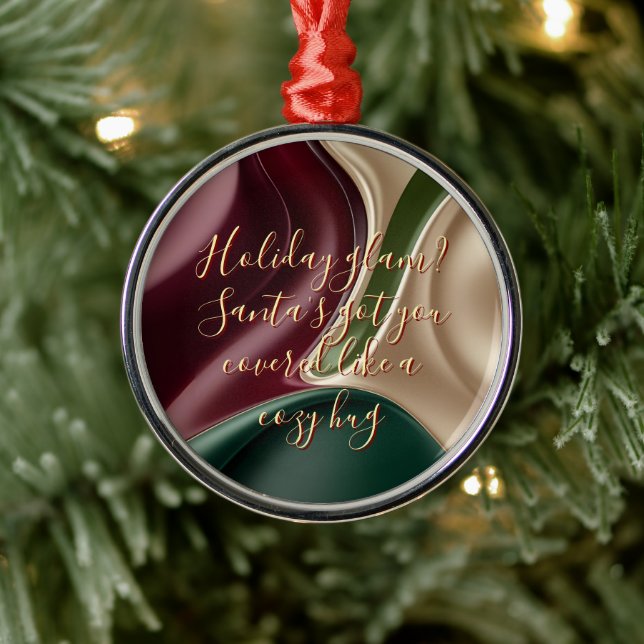 Ornement En Métal Premium Christmas ornament in stylish graphic (Arbre)