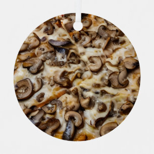 Ornement En Métal Prenez un Noël aux champignons ! Funny Champignons