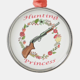 Ornement En Métal Princesse de chasse