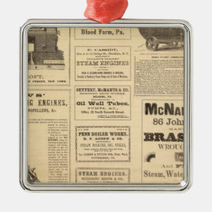 Ornement En Métal Publicités pétrolières à New York