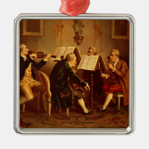 Ornement En Métal Quartet de ficelle