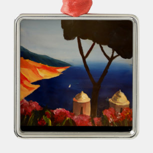 Ornement En Métal Ravello Salerno Italie Vue sur la côte amalfitaine