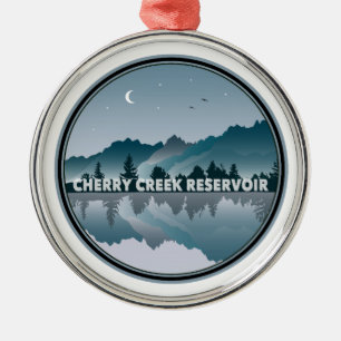 Ornement En Métal Réflexion du réservoir de Cherry Creek