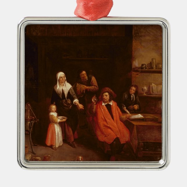 Ornement En Métal Rendre visite au docteur (Devant)