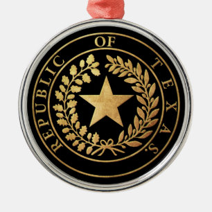 Ornement En Métal République de joint du Texas