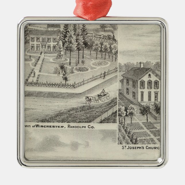 Ornement En Métal Résidence de Milton Thornburgh Fayette Co (Devant)