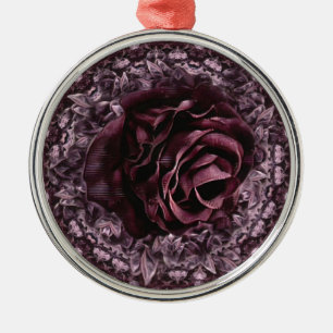 Ornement En Métal Rose Mandala