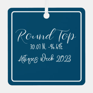 Ornement En Métal Round Top Texas Antiques Week