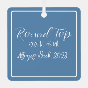 Ornement En Métal Round Top Texas Antiques Week